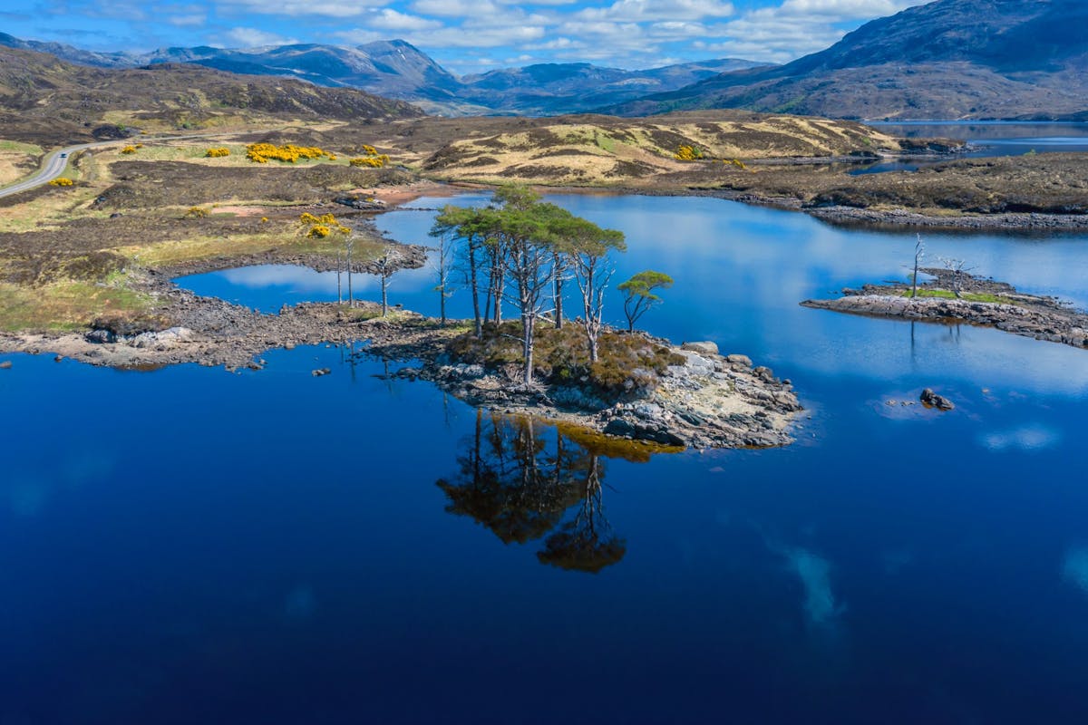 Impressive natural heritage in the Scottish highlands